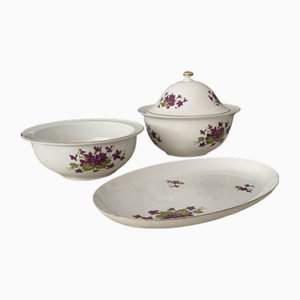 Henneberg Porcelain 1777 Dinner Set, 1960s, Set of 3-OXJ-1734662