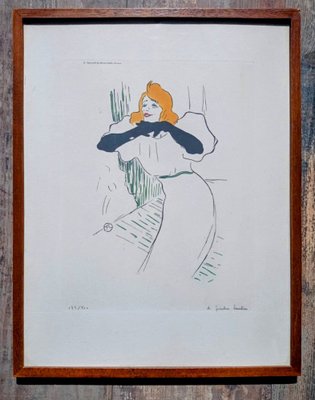 Henri de Toulouse-Lautrec, Yvette Gilbert, 1950, Etching-NRC-1403041