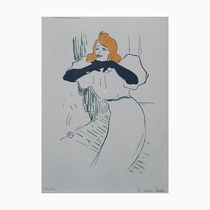 Henri de Toulouse-Lautrec, Yvette Gilbert, 1950, Etching-NRC-1403041