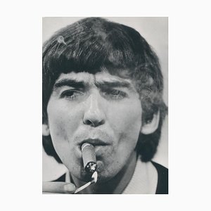 Henry Grossman, George Harrison, Cigar, Black and White Photograph, 1970s, 21 X 15,2cm 1970s-DYV-1438126