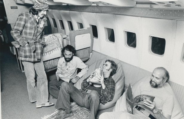 Henry Grossman, George Harrison & Plane, Black and White Photograph, 1970s-DYV-1427424