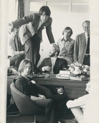 Henry Grossman, The Beatles in Office, Black and White Photoograph, 1970s-DYV-1428268