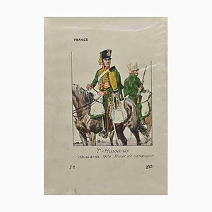 Herbert Knotel, 7e Hussards, Drawing, 1940s-ZCI-1317267