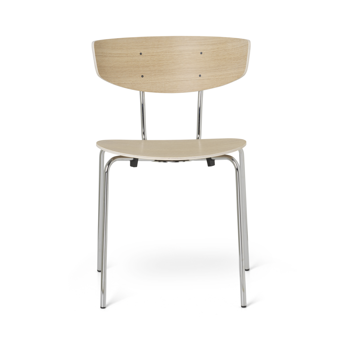 Herman Dining Chair by Ferm Living #Chrome/ White Oak