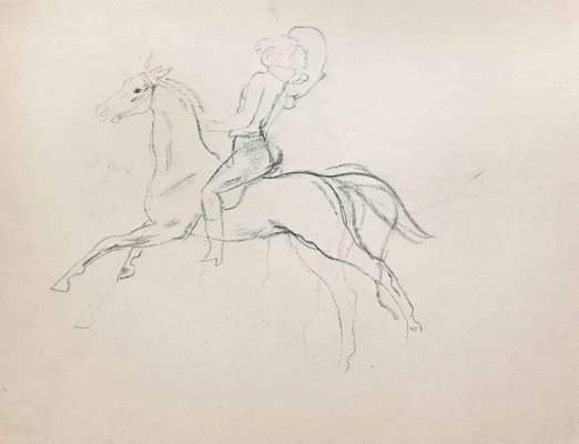 Hermann Paul, Nude of Woman, Drawing, Early 20th Century-ZCI-1775645