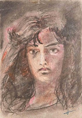 Hermann Paul, Portrait, Original Drawing, Early 20th-Century-ZCI-1362630