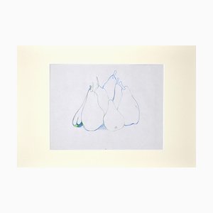 Herta Hausmann, The Pears, Pastel on Paper, Mid-20th Century-ZCI-871706