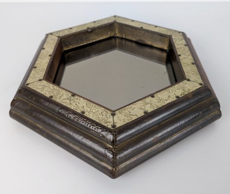 Hexagonal Mirror by Rodolfo Dubarry, 1970s-JJT-1550116