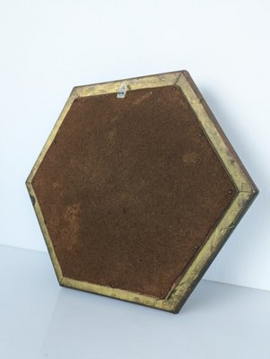 Hexagonal Mirror by Rodolfo Dubarry, 1970s-JJT-1550116