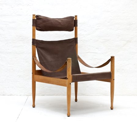 High Back Safari Chair by Erik Wørts for Niels Eilersen-LPM-787568