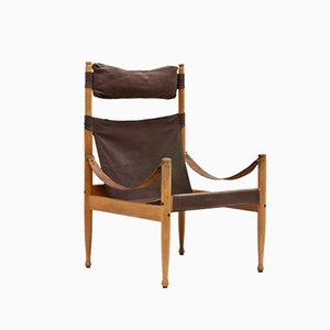 High Back Safari Chair by Erik Wørts for Niels Eilersen-LPM-787568