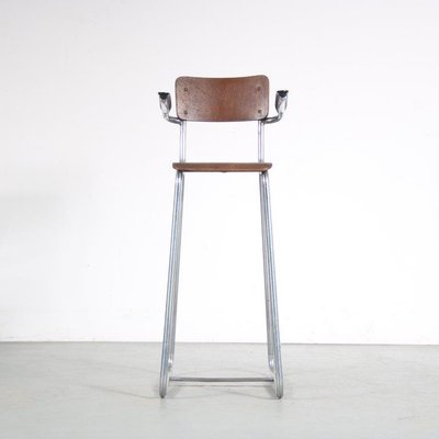 High Children Chair by Gispen, the Netherlands, 1950s-DV-1366025