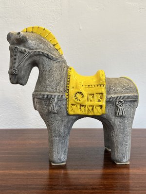 High Horse Sculpture by Aldo Londi for Bitossi Ceramiche, Italy, 1960s-DPP-1747141