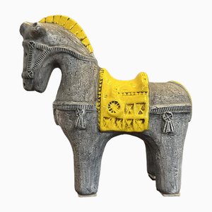 High Horse Sculpture by Aldo Londi for Bitossi Ceramiche, Italy, 1960s-DPP-1747141