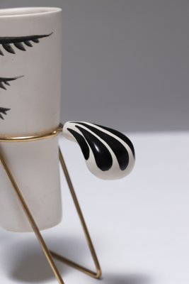 High Ostrich Earthenware Cup, 1960s-QAC-2043186