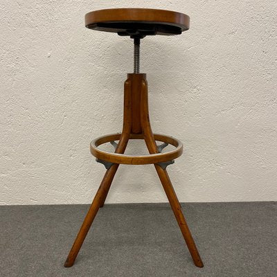 High Wooden Stool-IGT-936054