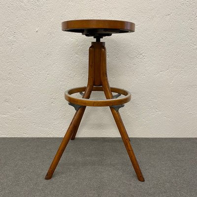 High Wooden Stool-IGT-936054