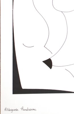 Hildegarde Handsaeme, La Folie, 2022, Ink Drawing-ZHZ-1754012