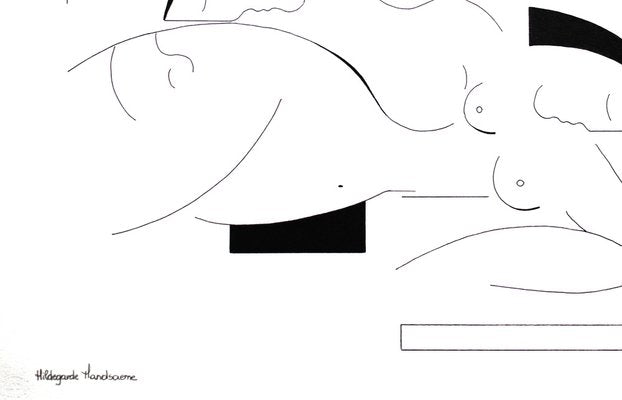 Hildegarde Handsaeme, Sleep, 2022, Ink Drawing-ZHZ-1754018