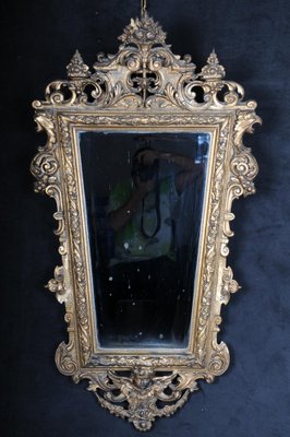 Historicism Diamond-Shaped Wall Mirror, 1870s-FLW-1402027