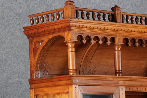 Historicism Style Buffet in Walnut, 1980s-DXD-1148282