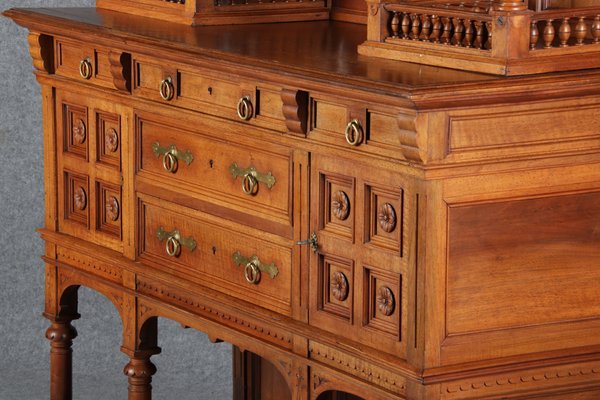 Historicism Style Buffet in Walnut, 1980s-DXD-1148282