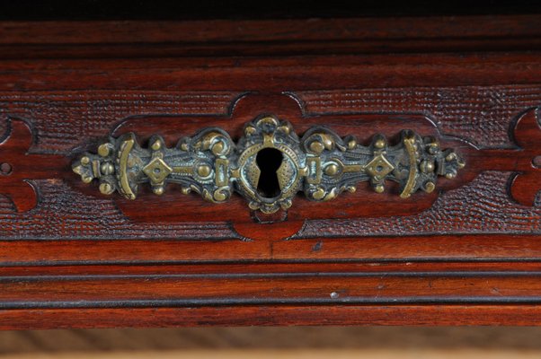 Historicism Walnut Cabinet, 1870s-FLW-1402180