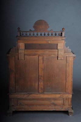 Historicism Walnut Cabinet, 1870s-FLW-1402180