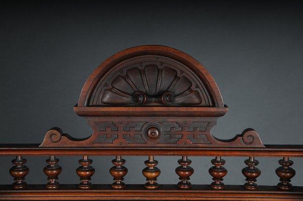 Historicism Walnut Cabinet, 1870s-FLW-1402180