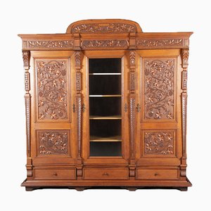 Historicism Wardrobe with 3 Doors, 1880s-DXD-1790521