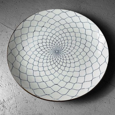 Hizen Porcelain Fishnet Sashimi Plate Sashimi, Japan, 1970s-DWL-1703880