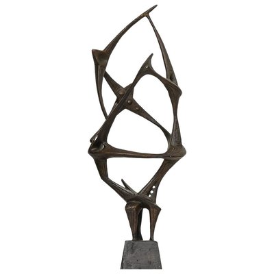 Hjalmar Ekberg, Abstract Sculpture, 1960s, Wood-SC-831984