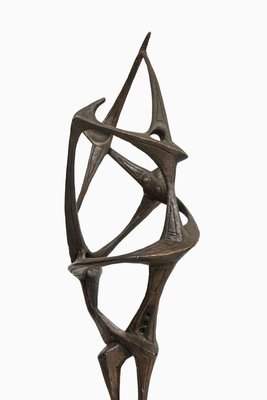 Hjalmar Ekberg, Abstract Sculpture, 1960s, Wood-SC-831984