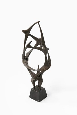 Hjalmar Ekberg, Abstract Sculpture, 1960s, Wood-SC-831984