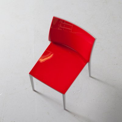 Hola Chair in in Red Stacking from Bontempi Casa-JC-1236179