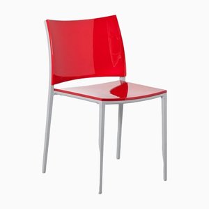 Hola Chair in in Red Stacking from Bontempi Casa-JC-1236179