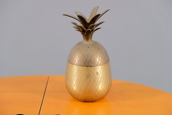 Hollywood Regency Brass Pineapple Box, 1970-CIP-938656