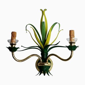 Hollywood Regency Brass Wall Light from Banci, Firenze-ESB-1376864