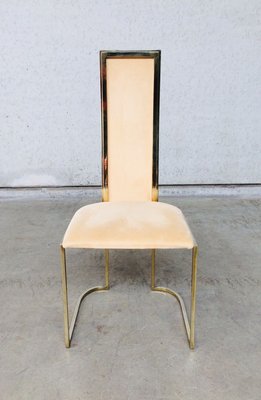 Hollywood Regency Dining Chairs from Belgo Chrom, 1970s, Set of 8-RQV-789406