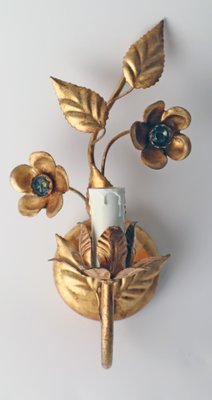 Hollywood Regency Flower Wall Lamp in Lead Crystal by Kögl-ESB-1376769