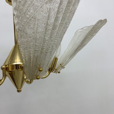 Hollywood Regency Italian Murano Glass Chandelier, 1970s-BGP-1442366