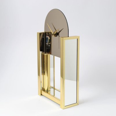 Hollywood Regency Mirror Clock from NUFA, 1980s-IXK-888084