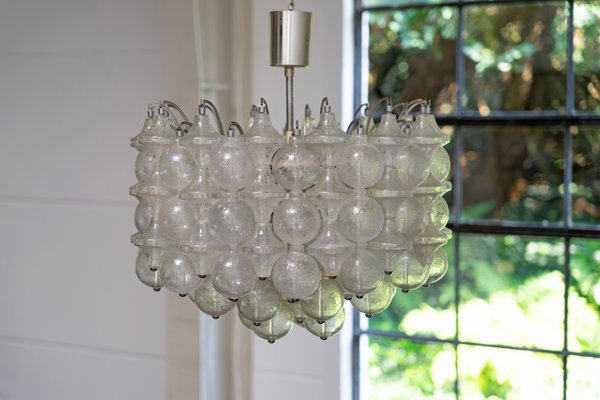 Hollywood Regency Murano Glass Tulip Chandelier, 1960s-AO-2028433