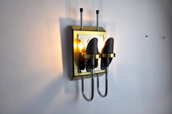 Hollywood Regency Sconce, Italy, 1970s-EJE-958661