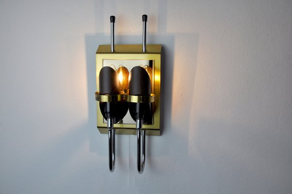 Hollywood Regency Sconce, Italy, 1970s-EJE-958661