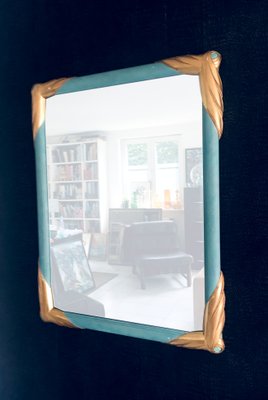 Hollywood Regency Style Framed Mirror from Deknudt, Belgium, 1970s-RQV-999490