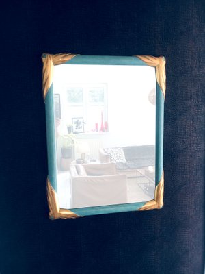 Hollywood Regency Style Framed Mirror from Deknudt, Belgium, 1970s-RQV-999490