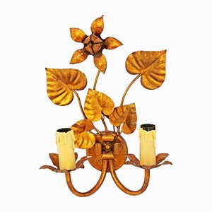 Hollywood Regency Wall Lamp in Gilded Metal from Hans Kögl-ESB-1376704