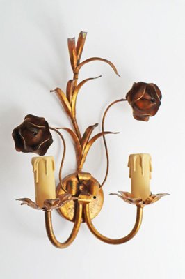 Hollywood Regency Wall Lamp in Gilt Metal from Hans Kögl-ESB-1376795