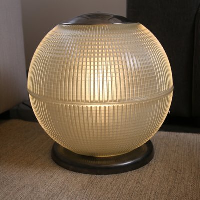 Holophane Glass Globe Lamp, 1960s-MYM-2022516